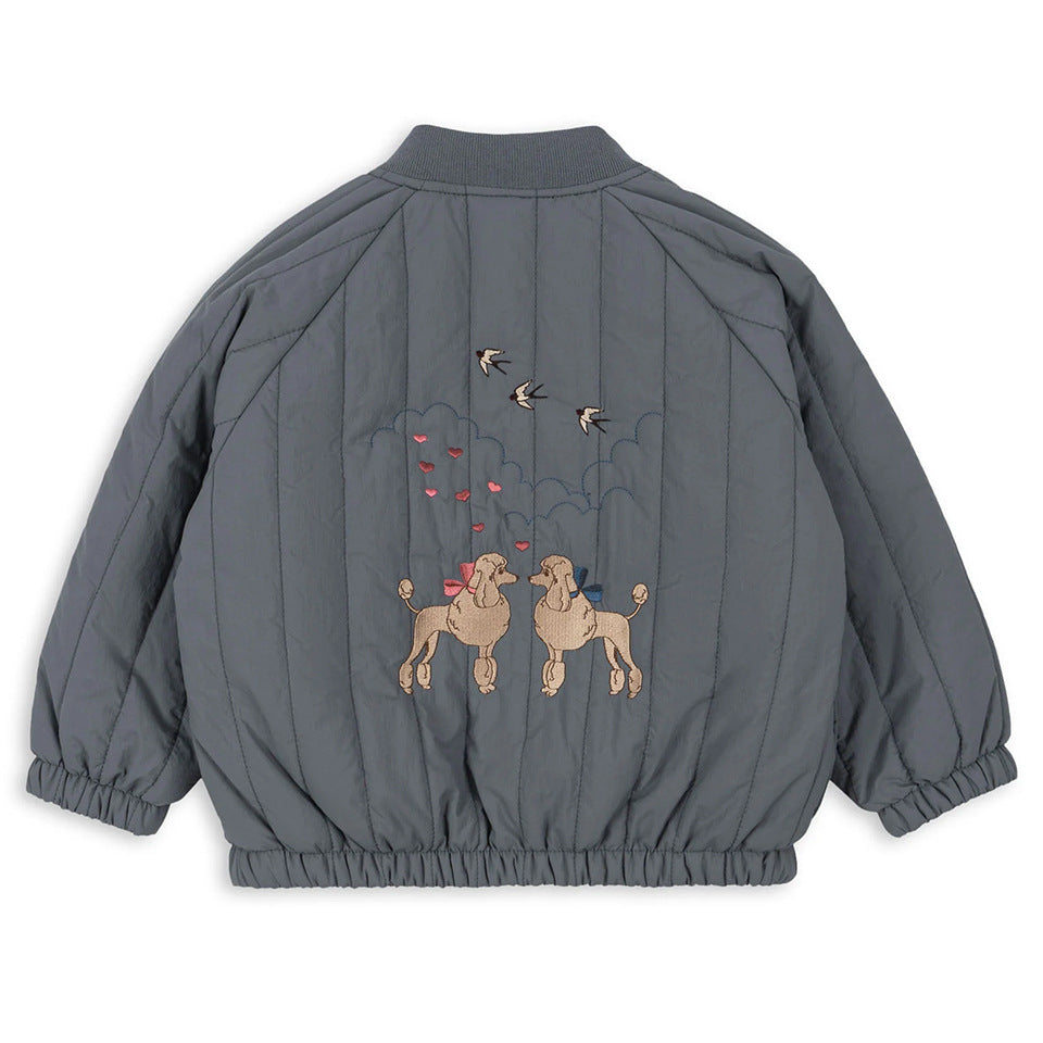 Children's Cotton Clothes Animal Zipper