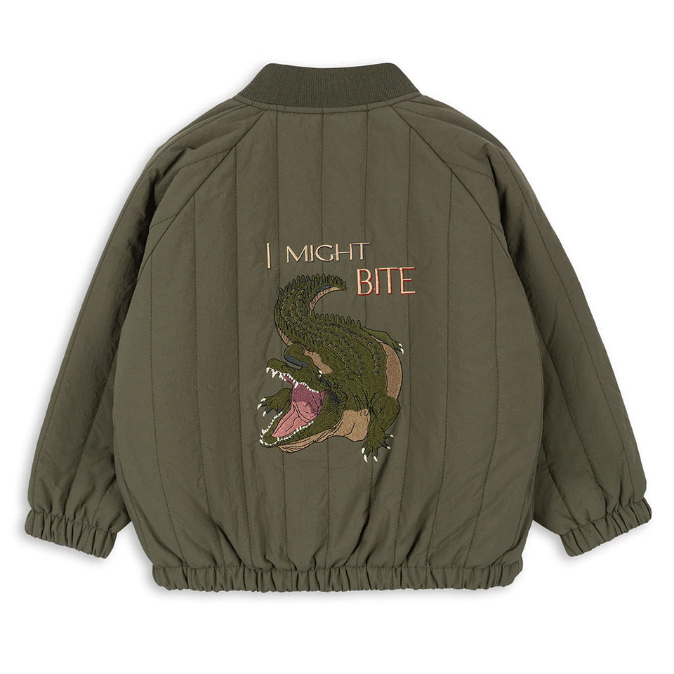 Children's Cotton Clothes Animal Zipper