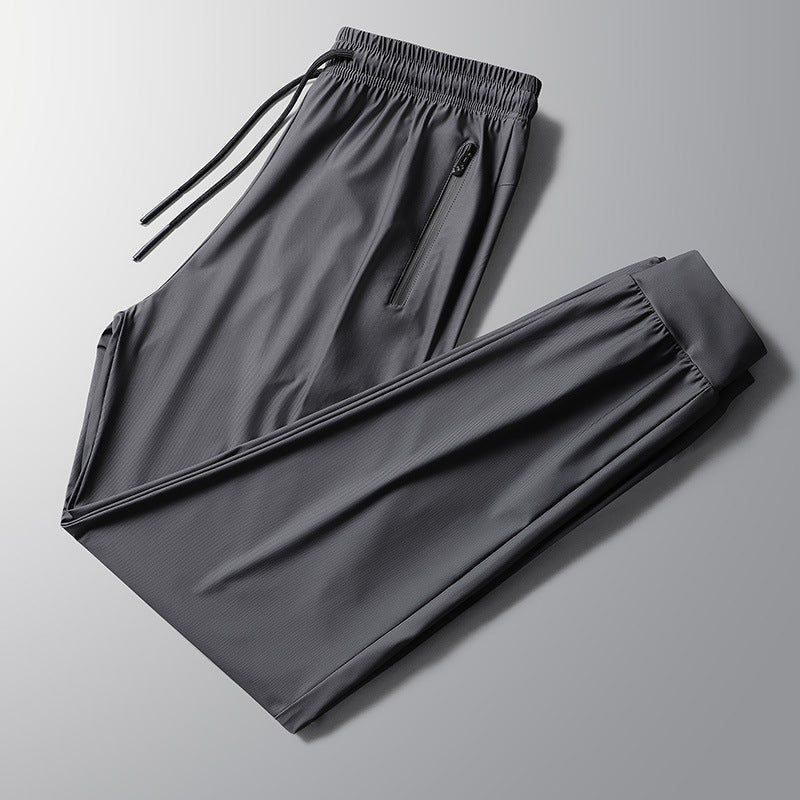 Men's Casual Pants Ice Silk Pants Loose Sports Pants Men's Clothing