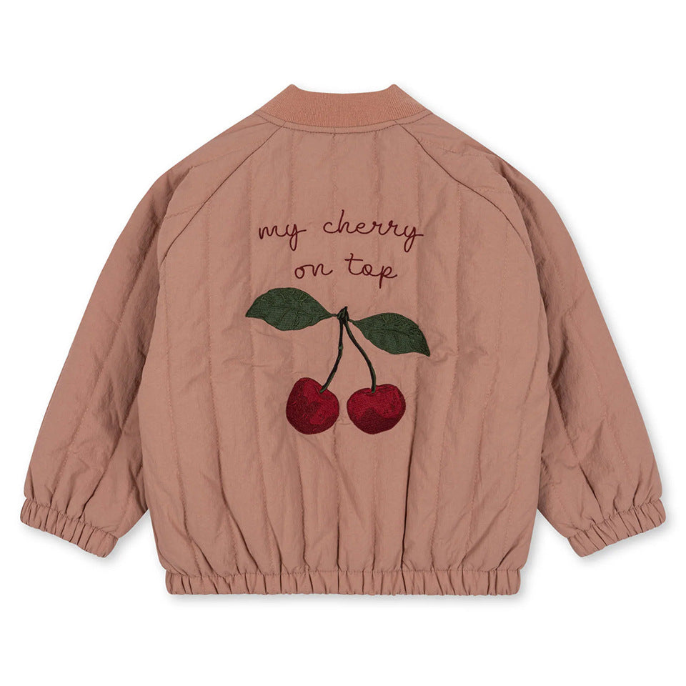 Children's Cotton Clothes Animal Zipper