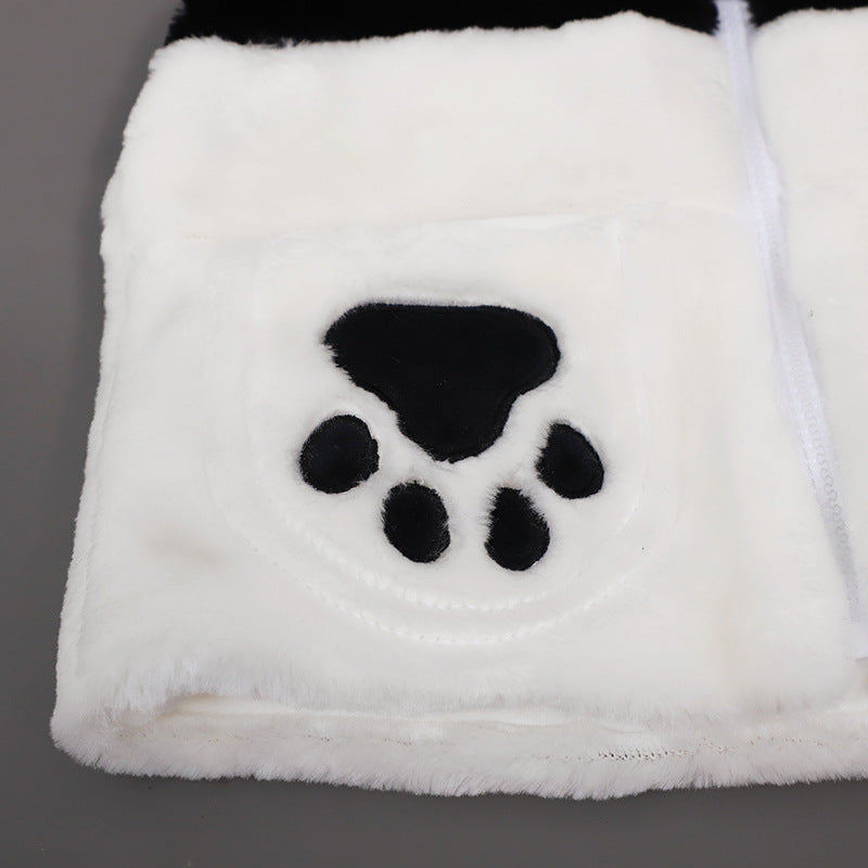 Children's Plush Panda Clothes Vest