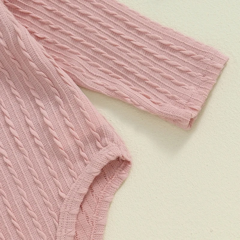 Baby Girl Child Flying Sleeve Spring And Autumn Cute Two-piece Suit