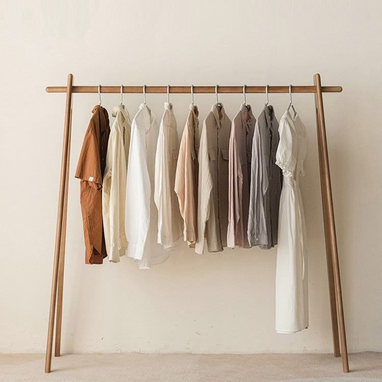 Solid Wood Coat And Hat Rack Floor-standing Household