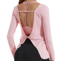 Yoga Clothes Women's Beautiful Back Fitness Clothes Running Loose Breathable Long Sleeves