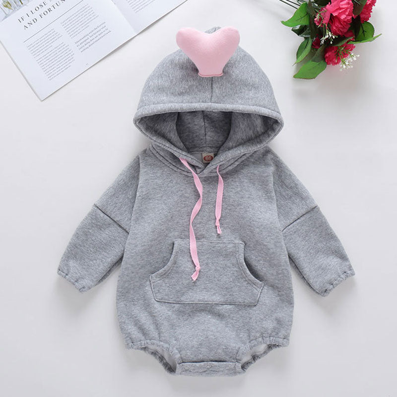 Infant thickened crawling clothes