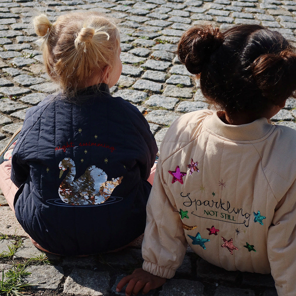 Children's Cotton Clothes Animal Zipper