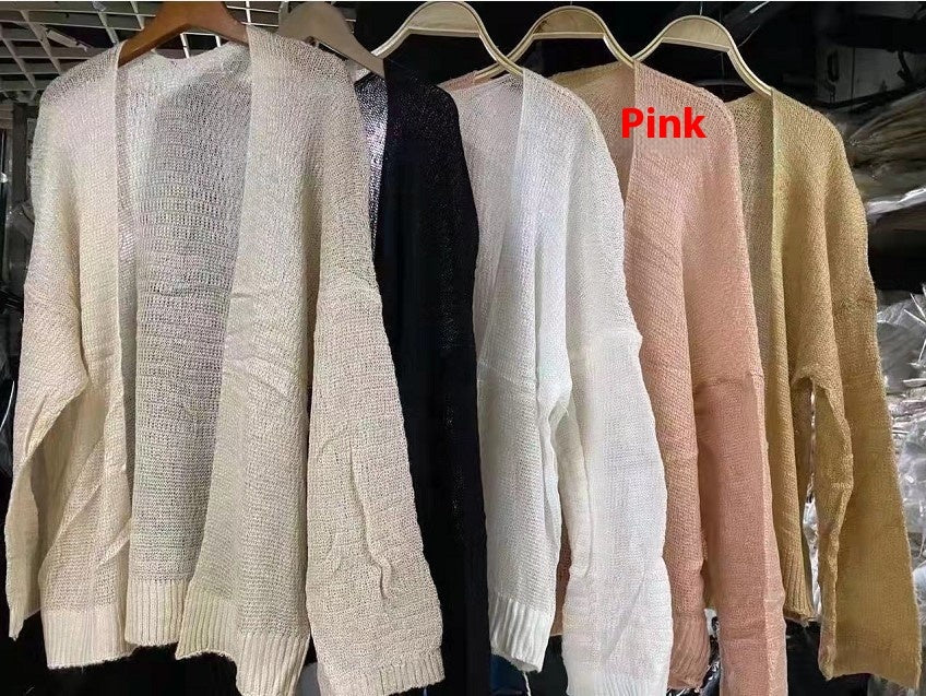 Slim Sun-proof Clothing Short Coat Knitted Cardigan