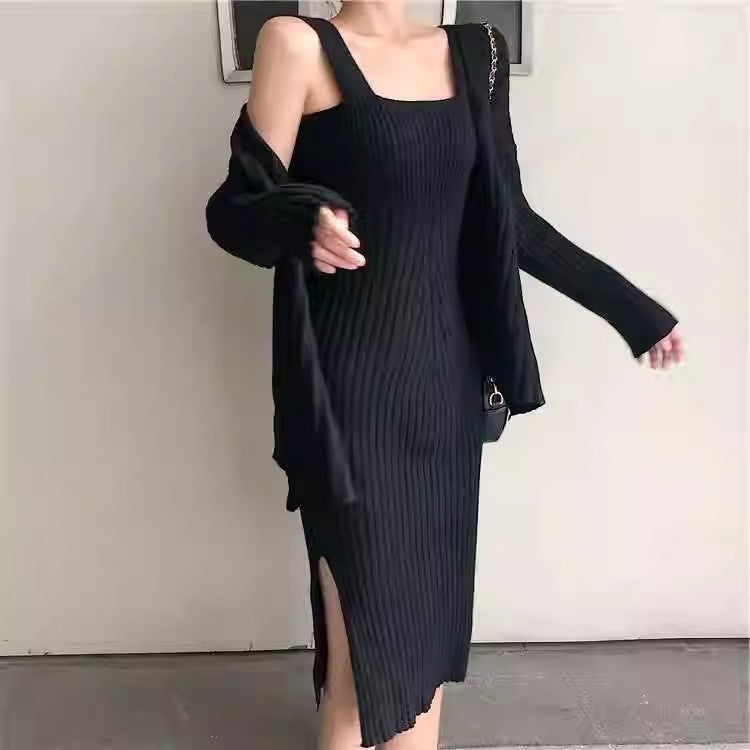 Autumn Clothing Internet Celebrity Halter Skirt Suit