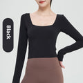Autumn And Winter Nude Feel Yoga Clothing Top