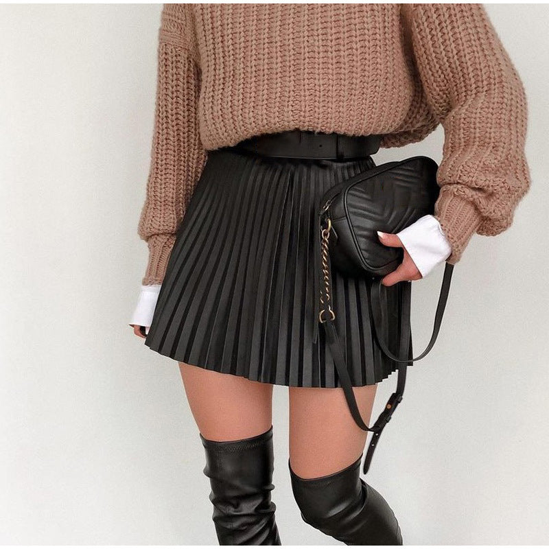 Fashion Casual Women's Clothing Pleated Skirt