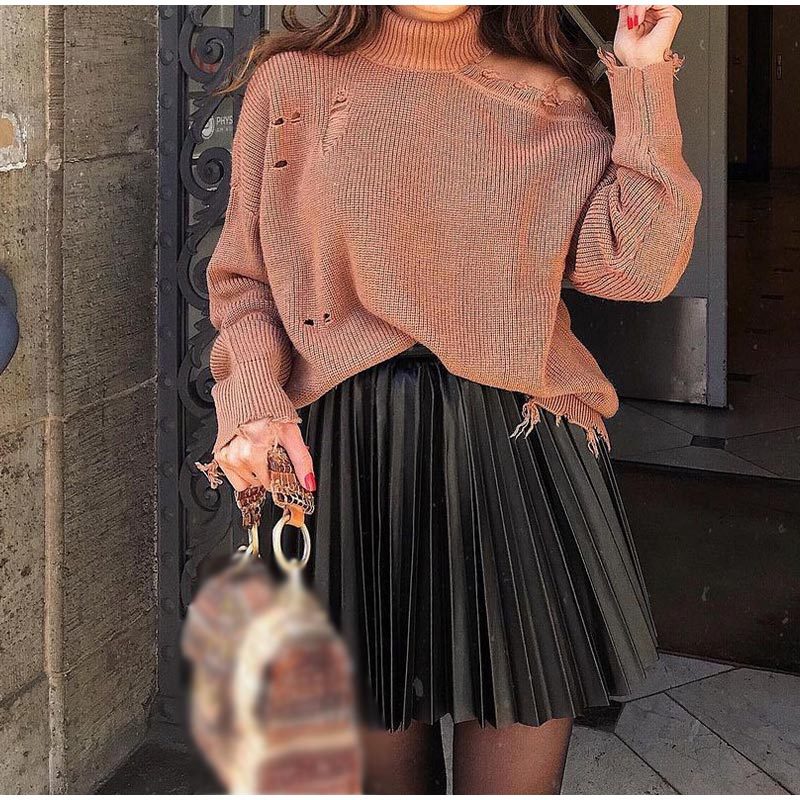 Fashion Casual Women's Clothing Pleated Skirt