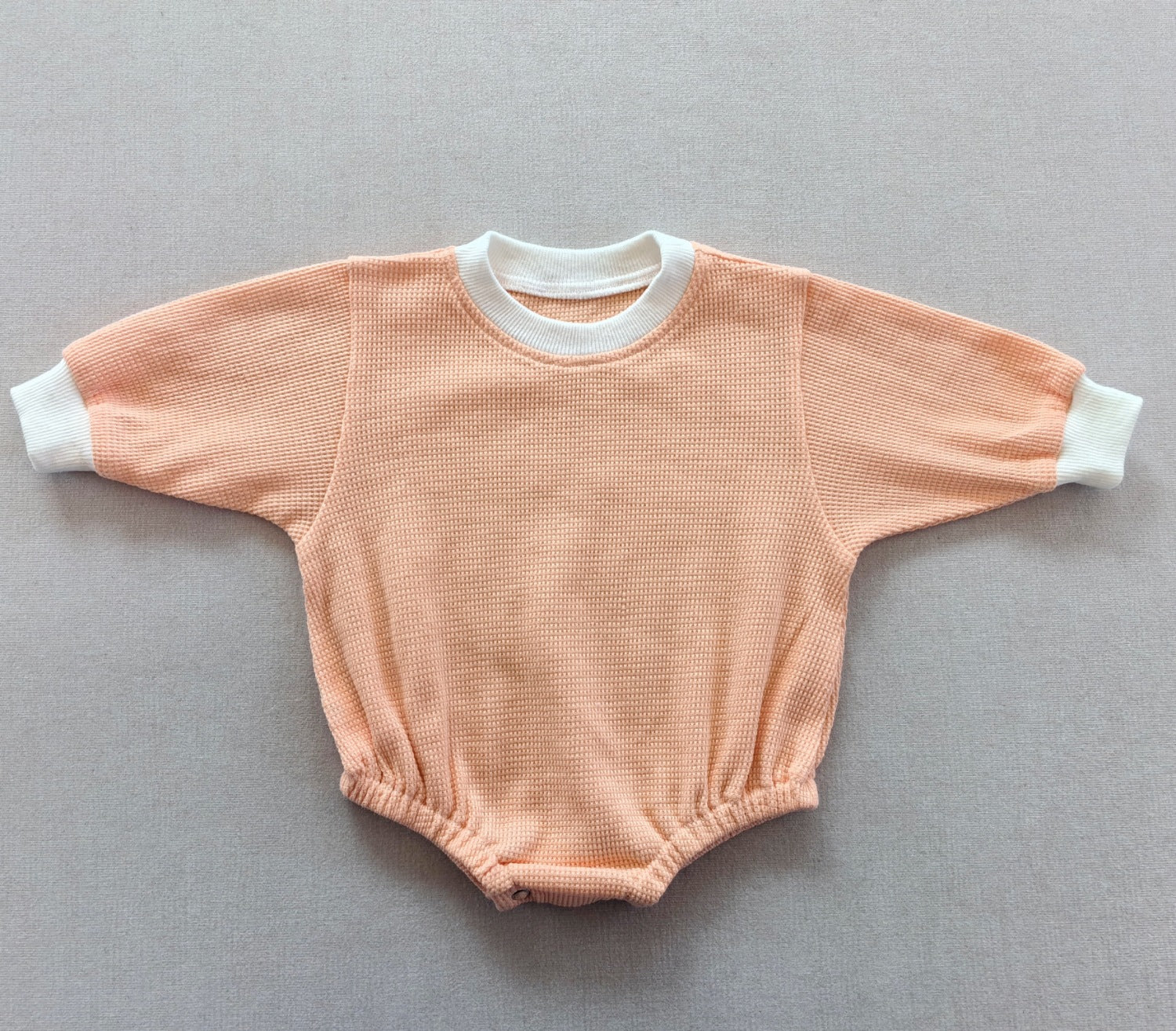 Baby Waffle Cotton Loose Bodysuit