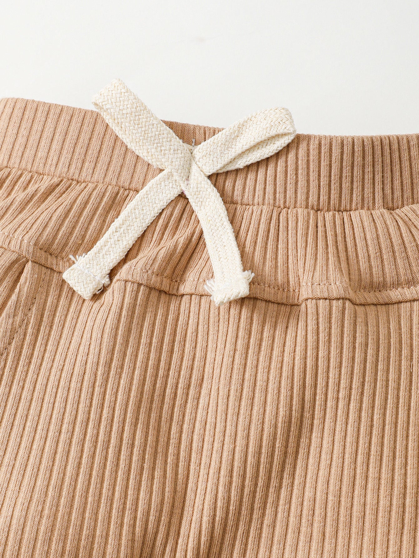 Baby Boy Cotton Hollow Striped Polo Shirt Trousers Suit