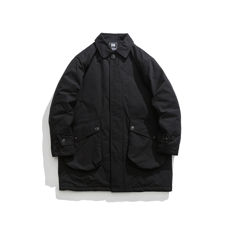 Retro Workwear Cotton-padded Clothes Couple Clothes