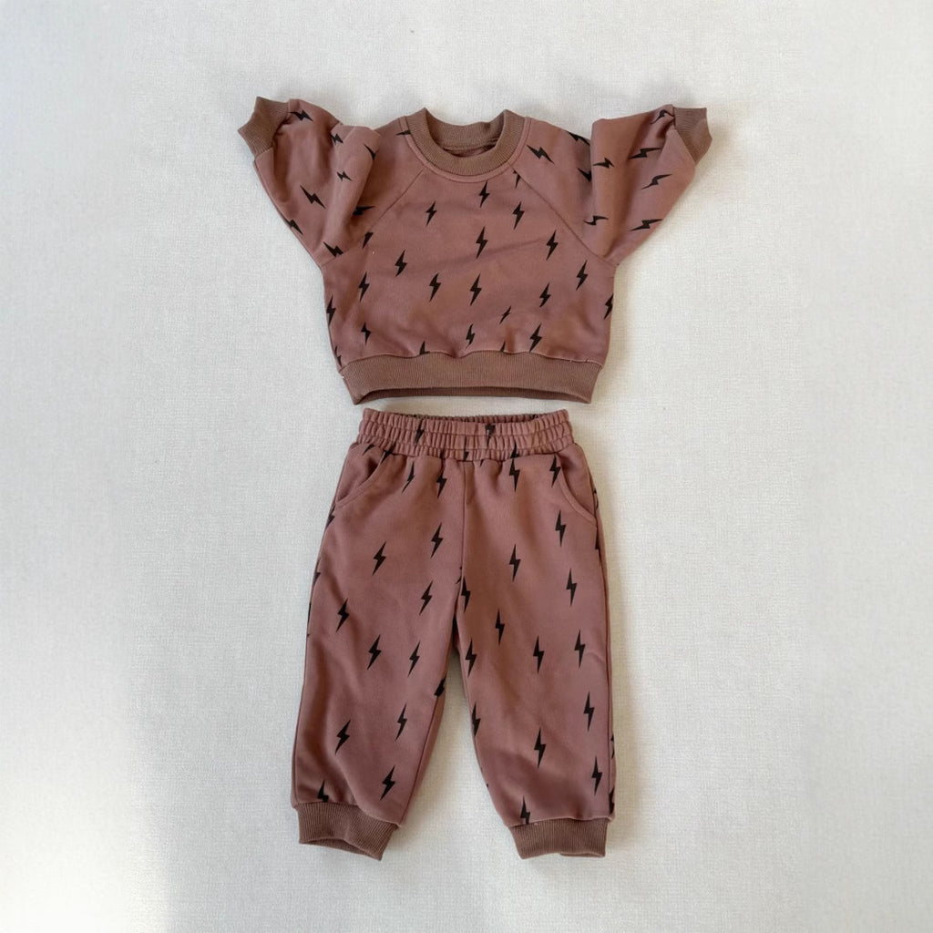 Nordic Style Children's Sweatshirt Suit Printing