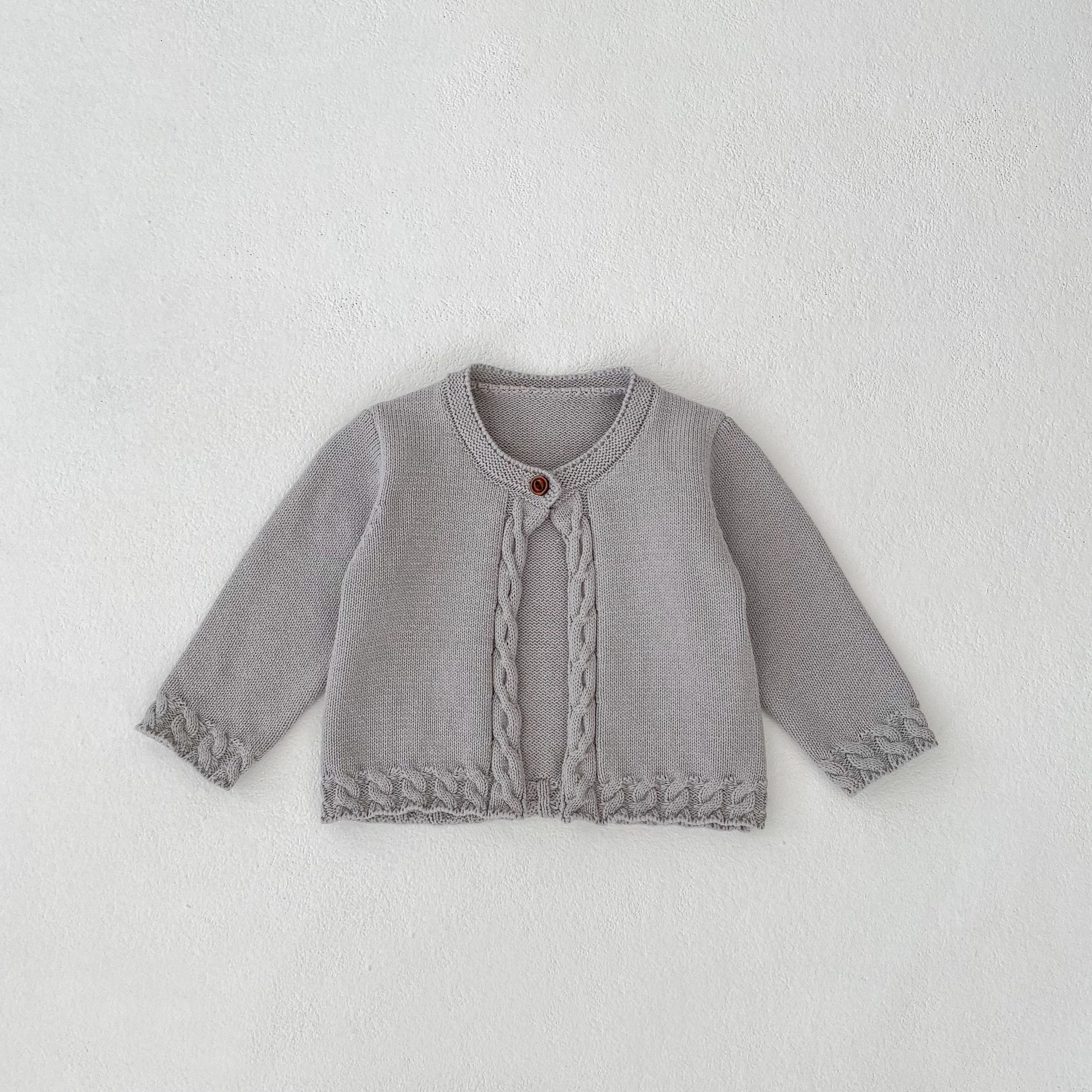 Baby Knitted Sweater Set Three-piece Set