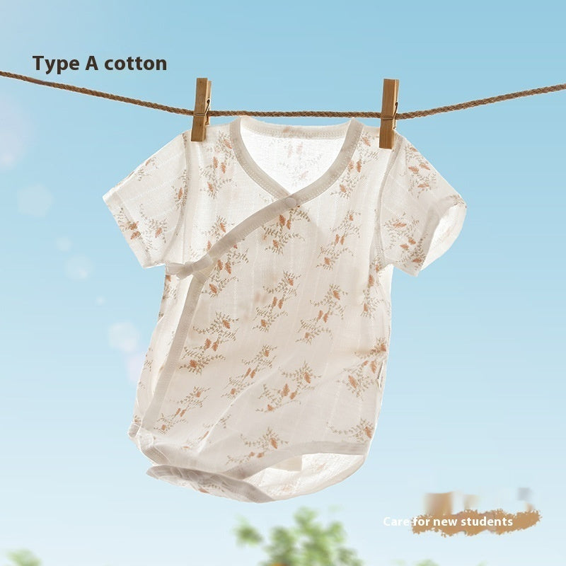 Class A Pure Cotton Newborn Clothes Thin Air Conditioning Room Clothes