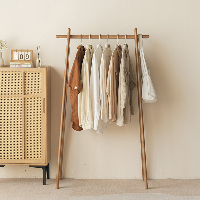 Solid Wood Coat And Hat Rack Floor-standing Household