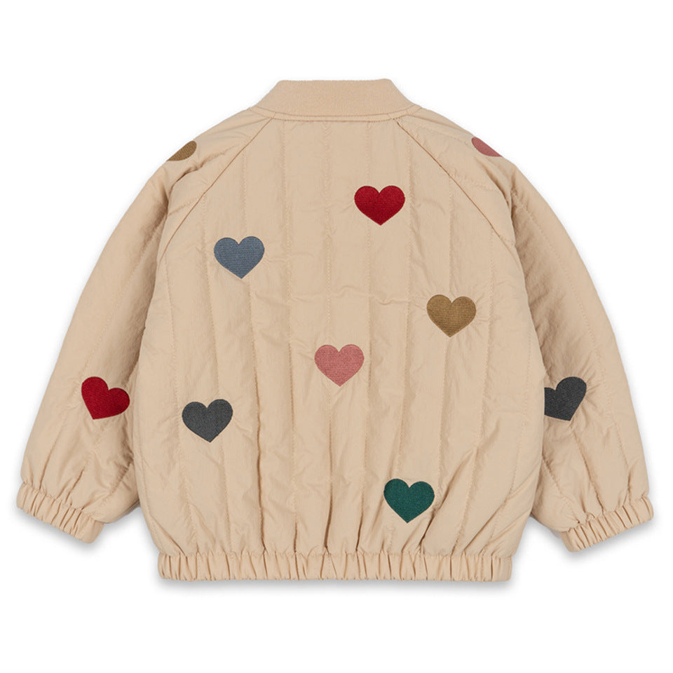 Children's Cotton Clothes Animal Zipper