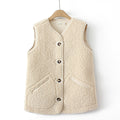 Lambswool Vest Plus Size Women's Clothing Composite Suede Nap
