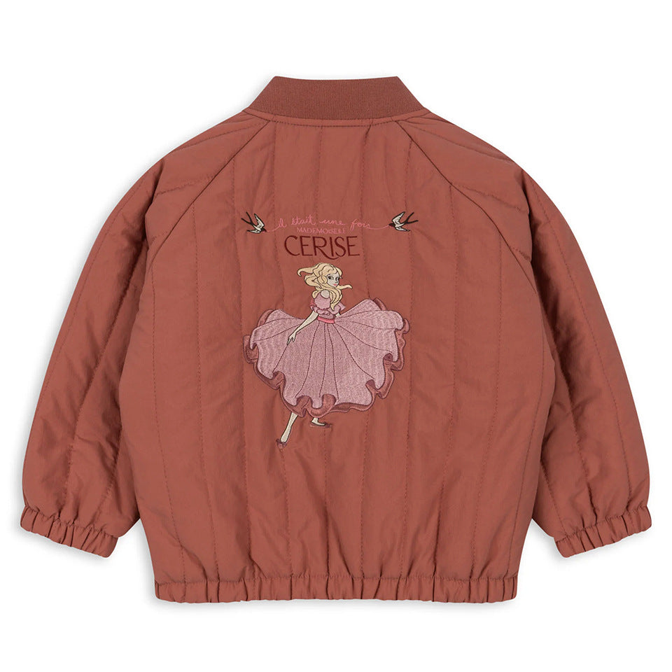 Children's Cotton Clothes Animal Zipper