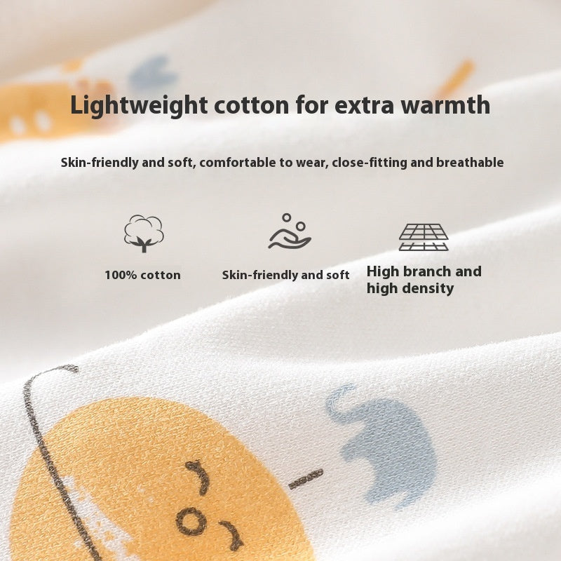 Newborn Clothes Class A Pure Cotton Baby Warm Pajamas