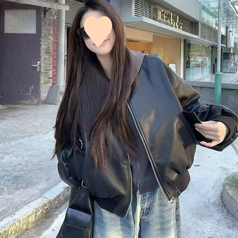 Leather Cool Wind Retro Loose Motorcycle Clothing