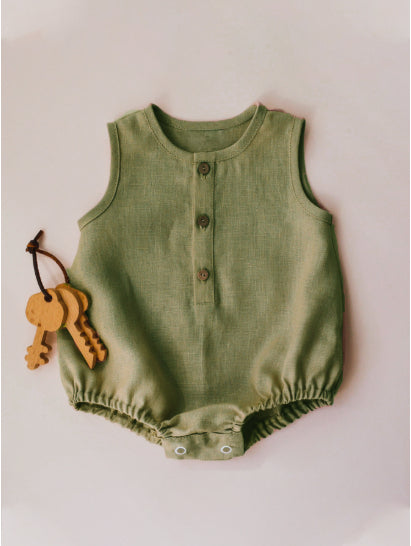 Baby'S Climbing Suit, Newborn'S Clothes, Baby'S Clothes, Cotton Hemp Kha Clothes, Boys' One-Piece Clothes