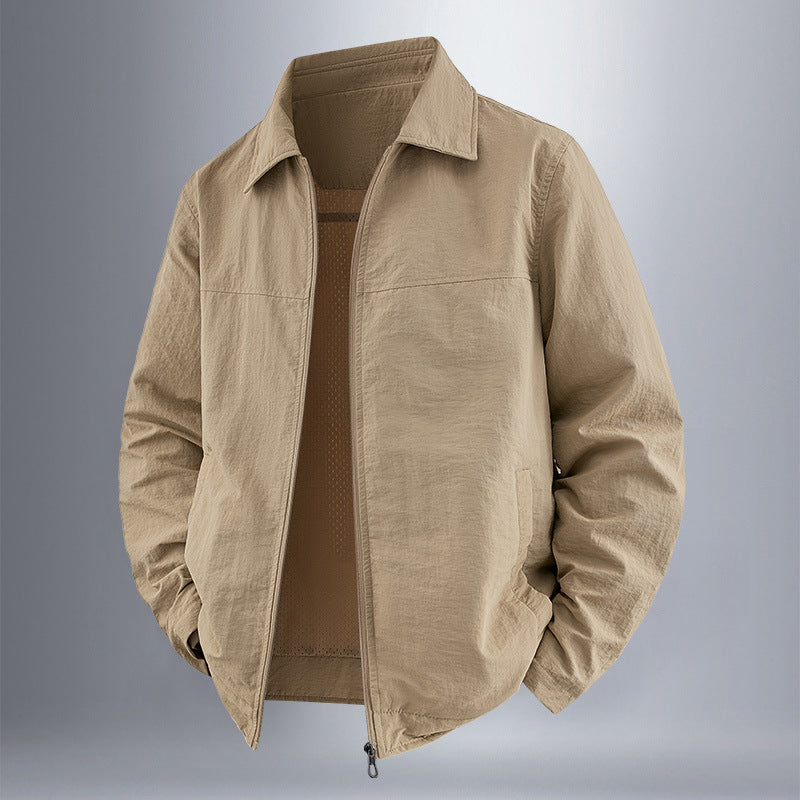 Quick-drying Breathable Sun Protection Clothes Clothing For Middle-aged Dad Lightweight