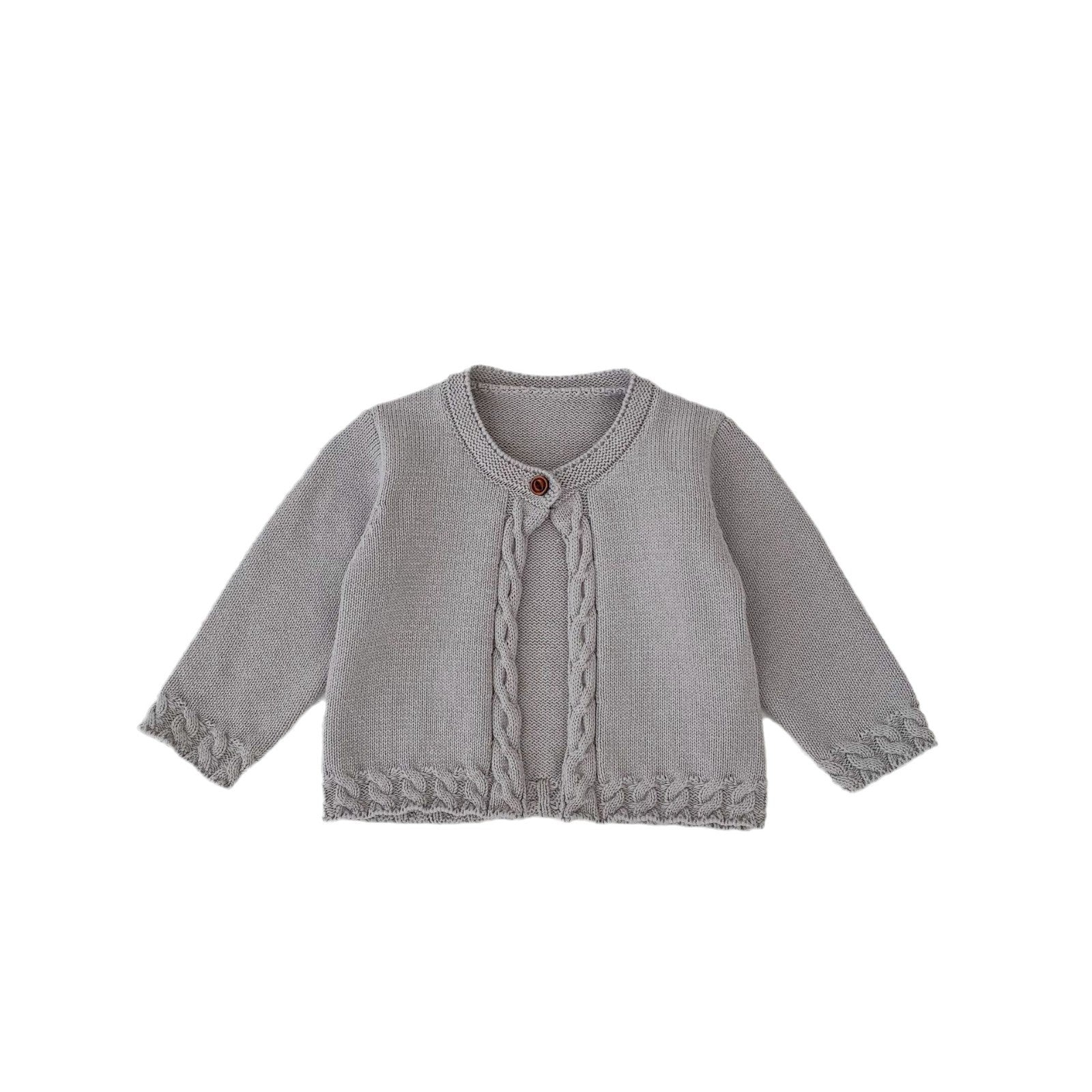 Baby Knitted Sweater Set Three-piece Set