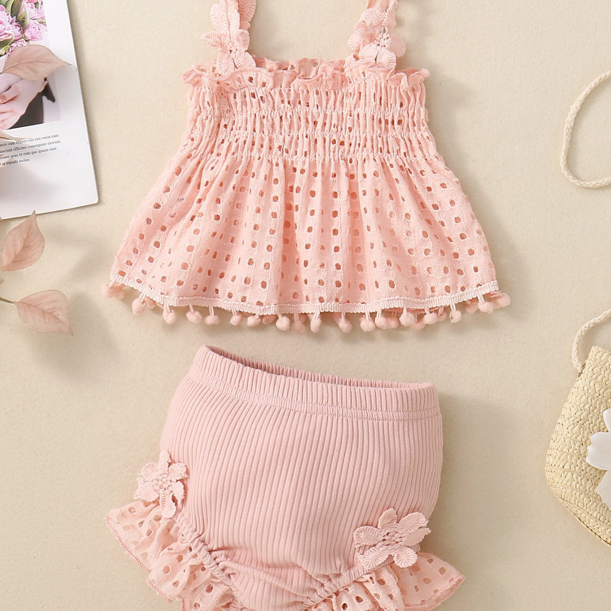 Baby Girl Infant Fashion Two-piece Suit