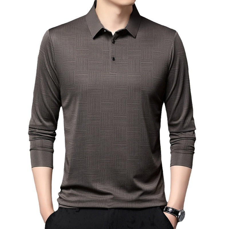 Fashion Men's Clothing Long Sleeve Casual Top Stripes