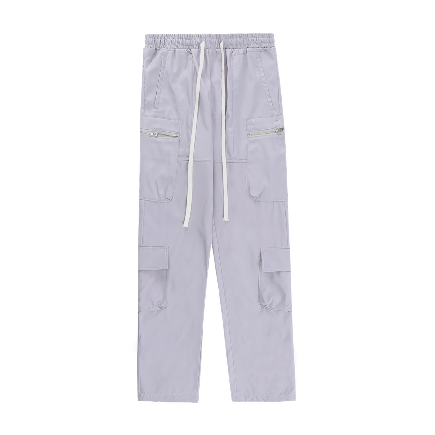 Fashion Work Clothes Buttoned Denim Trousers
