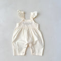 Baby Girl's Loose Adjustable Suspender Romper