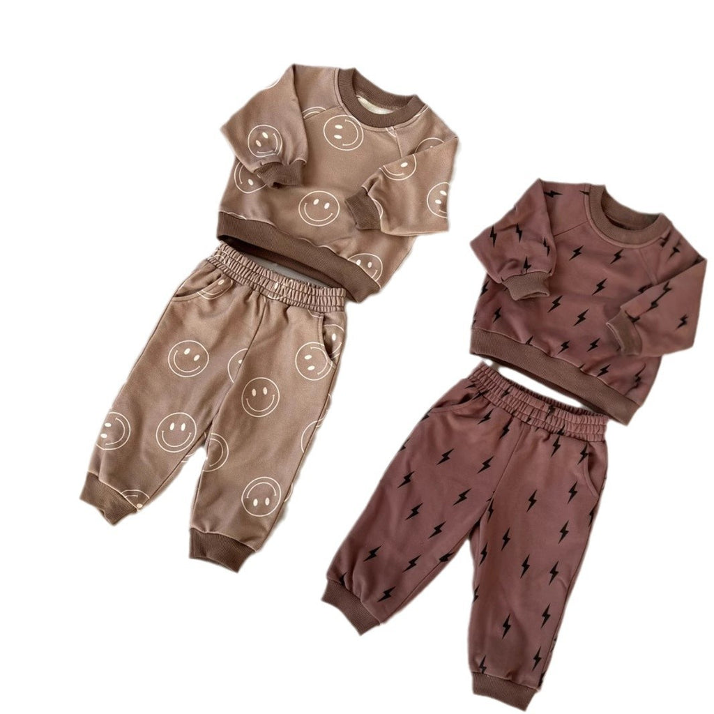 Nordic Style Children's Sweatshirt Suit Printing